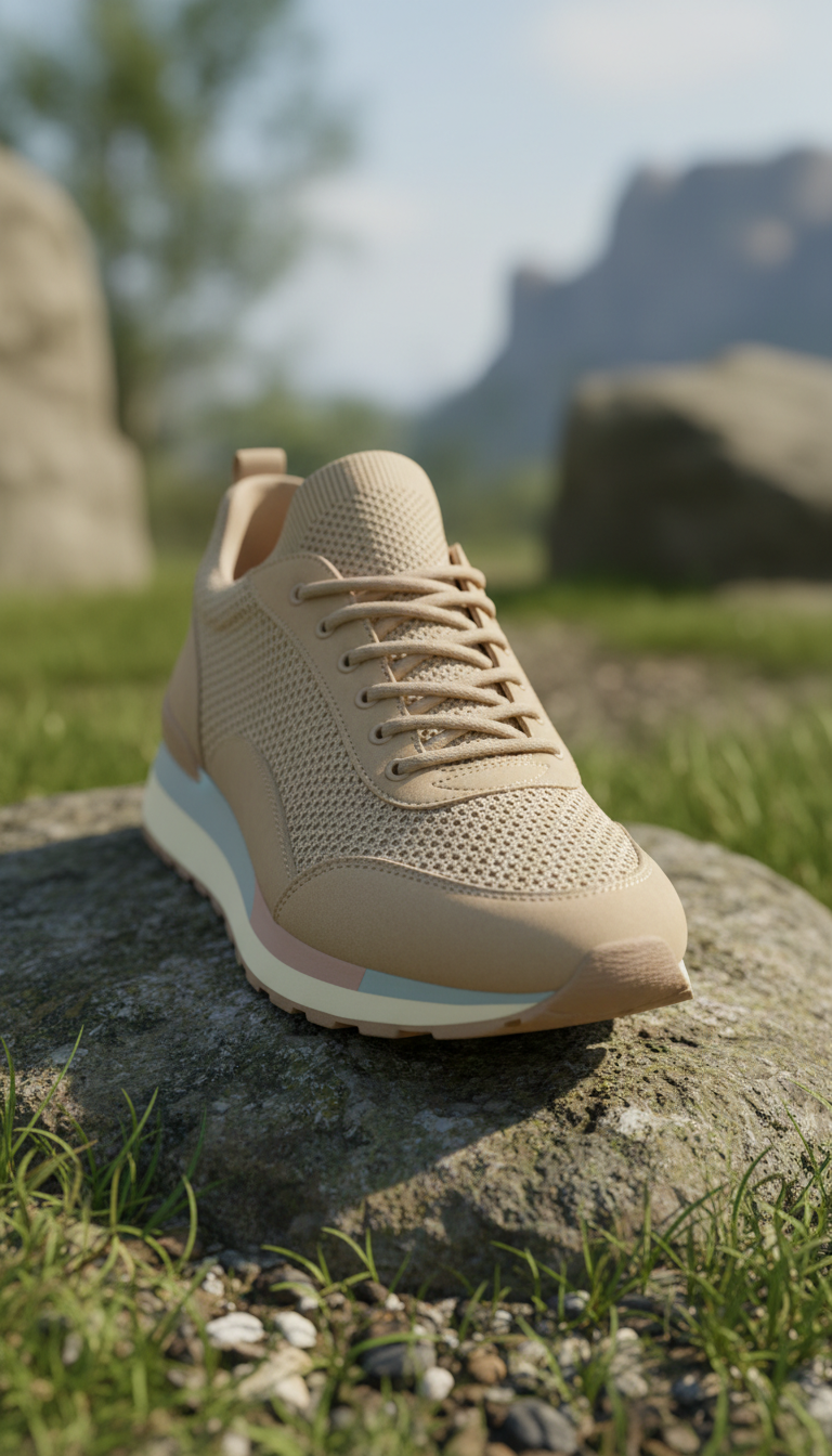 Zapatilla Casual Beige
